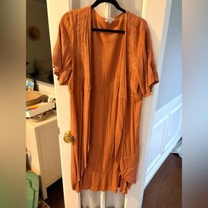 American eagle Black Floral Kimono